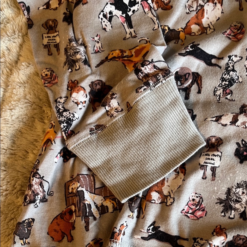 Vera Bradley Gray Dog Print Pajama Set - Picture 8 of 10